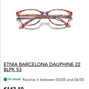 Brand New Etnia Barcelona Glasses